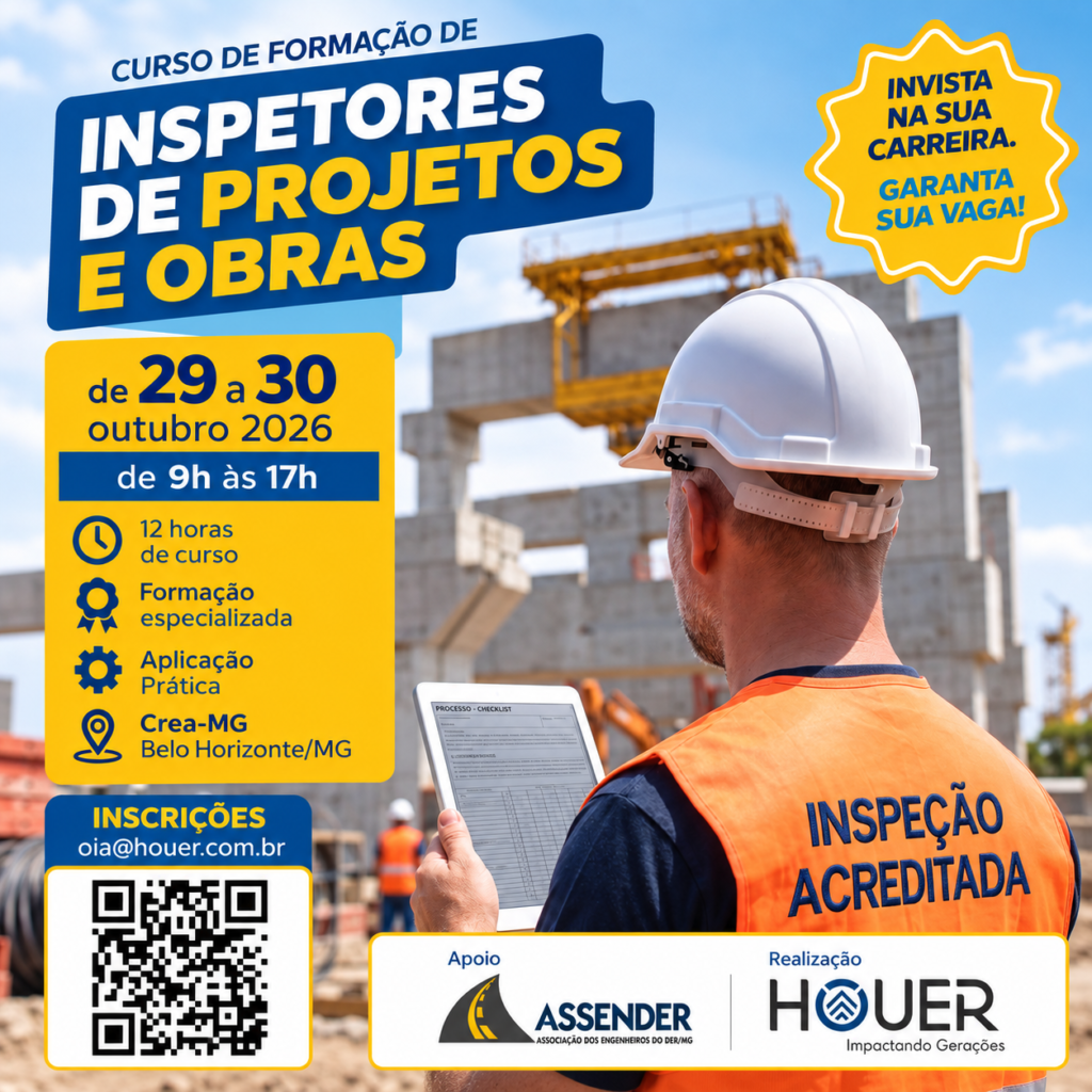 Curso de Formação de Inspetores de Projetos e Obras